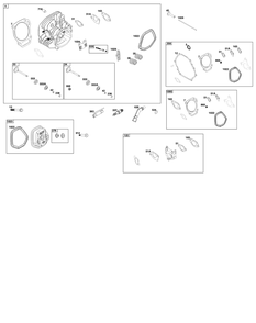 Cylinder Head Group Diagram and Parts List for 25T235-0349-G1 200000 - 399999 Briggs and Stratton Engine